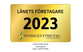 IAL Group länets företagare 2023 sigill